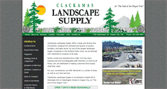 Desktop Screenshot of clackamaslandscapesupply.com